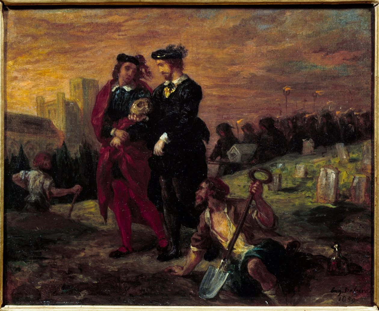 Amleto e Orazio al cimitero